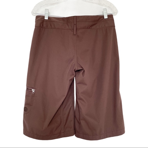 Lululemon Brown Outdoor Long Short Women Size 4 - Picture 8 of 15